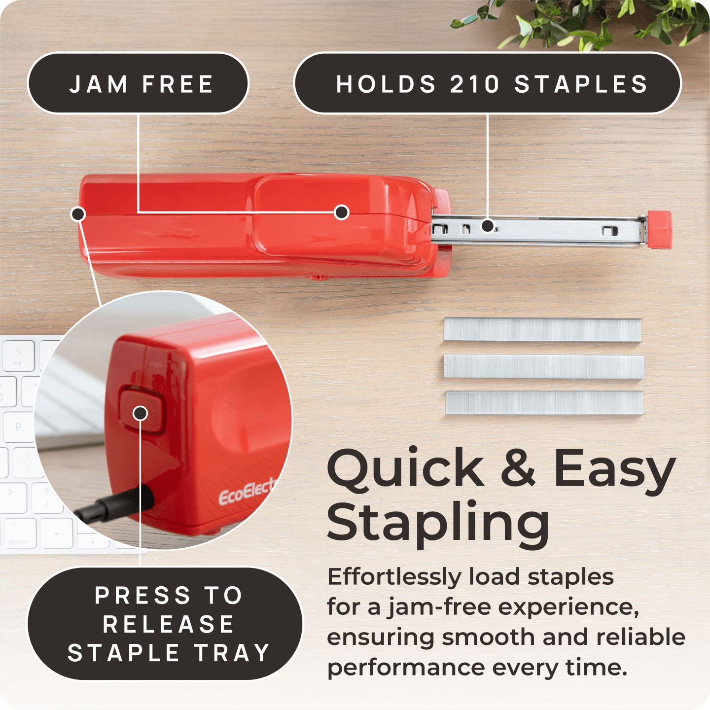 StaplePro Red